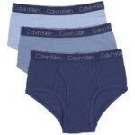 3 Piece Different Brief Flexible / Cotton Premium Cool Brief Underwear for Men - Multicolor