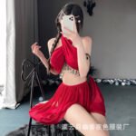 Lin Linting Sexy Underwear Women's Sexy Pajamas Flirting Hot Bed Exotic Temptation Uniform Set - Image 3