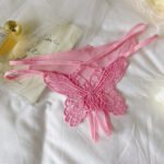 supply sexy water soluble flower butterfly crotch breathable and comfortable women's underwear - Image 4