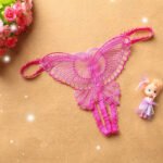 ace Butterfly Thongs Lady Seamless Crotch Panties Open Underpants Lingerie Ladies Panty - Image 3