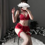 Private Foreign Trade Sexy Cute Uniform Temptation Passion Maid Dress Maid Sexy Suit Chiffon Transparent Underwear - Image 6