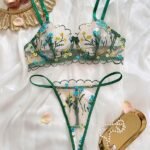 American Lace Sexy suit Foreign Trade Gather Temptation Bikini Set