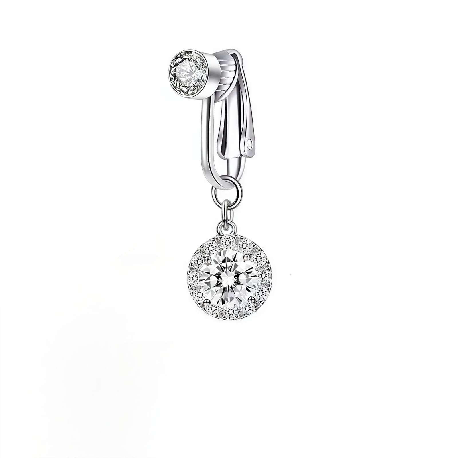 WhatsApp Image 2026-04-03 at 1.23.48 AM Diamond Design Belly Button Ring Zircon Fake Belly Ring Clip - Image 1